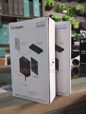Ubiquiti 48(0.5a) Gigabit Poe Adapter/48v Poe Adapter