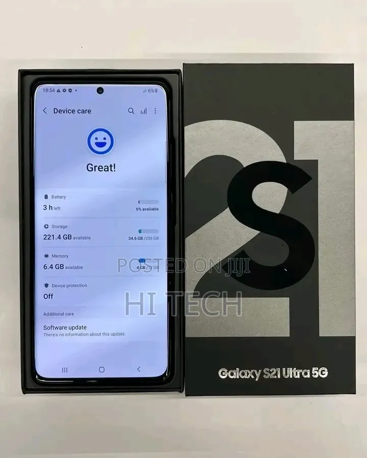 New Samsung Galaxy S21 Ultra 5G 256 GB Black