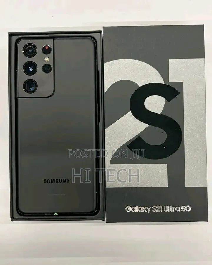 New Samsung Galaxy S21 Ultra 5G 256 GB Black