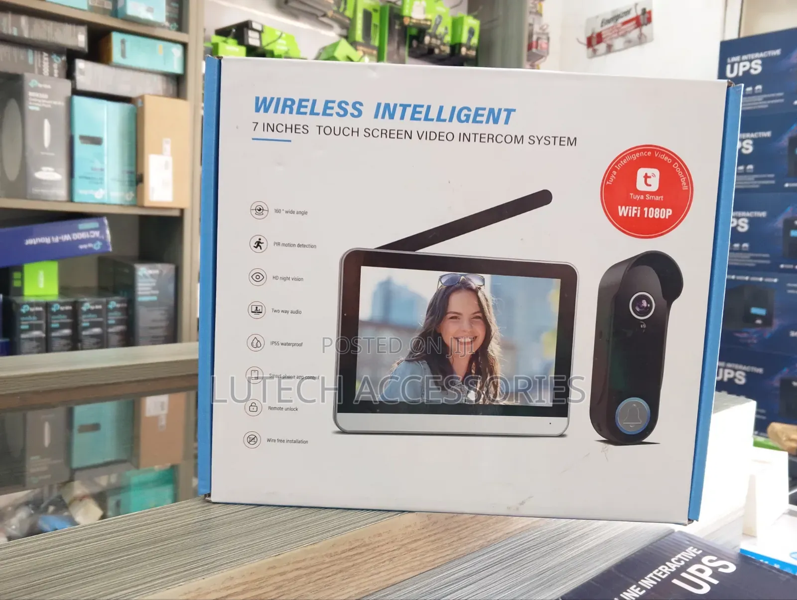 Tuya Wireless Intelligent 7inches Touch Screen Video Intercom System