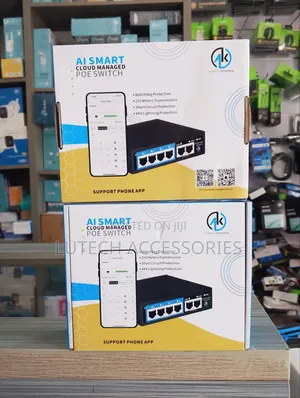 Ak Ai Smart Cloud Managed 4port Poe Switch