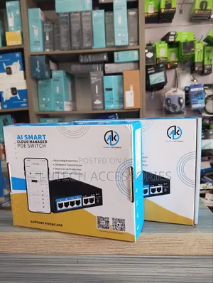 Ak Ai Smart Cloud Managed 4port Poe Switch