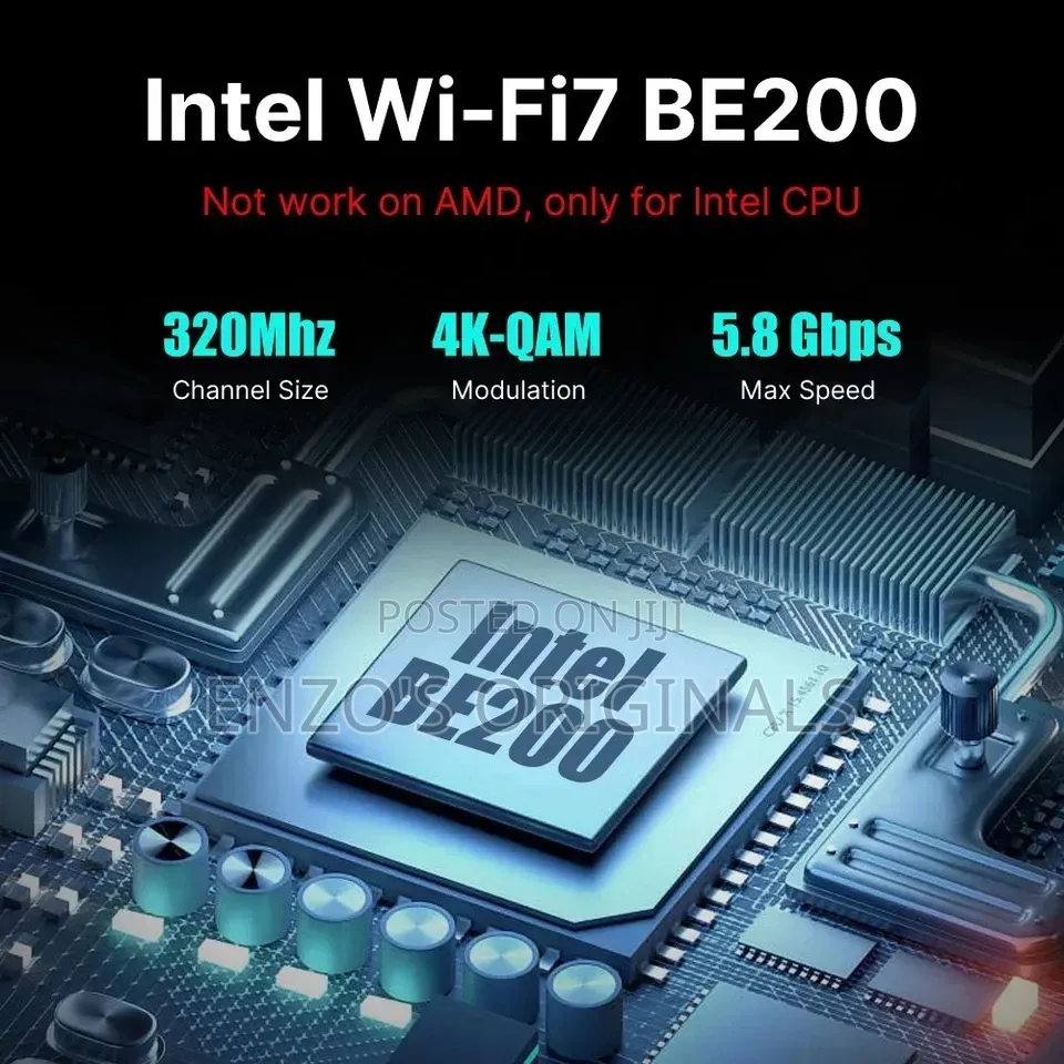 Wifi 7 Be200 8800mbps Pcie With Bluetooth 5.4 Be200ngw