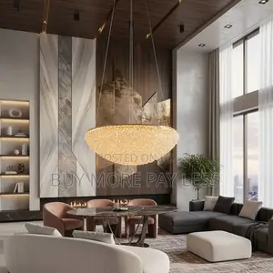 Modern Luxury Crystal Dome Pendant Led Chandelier,