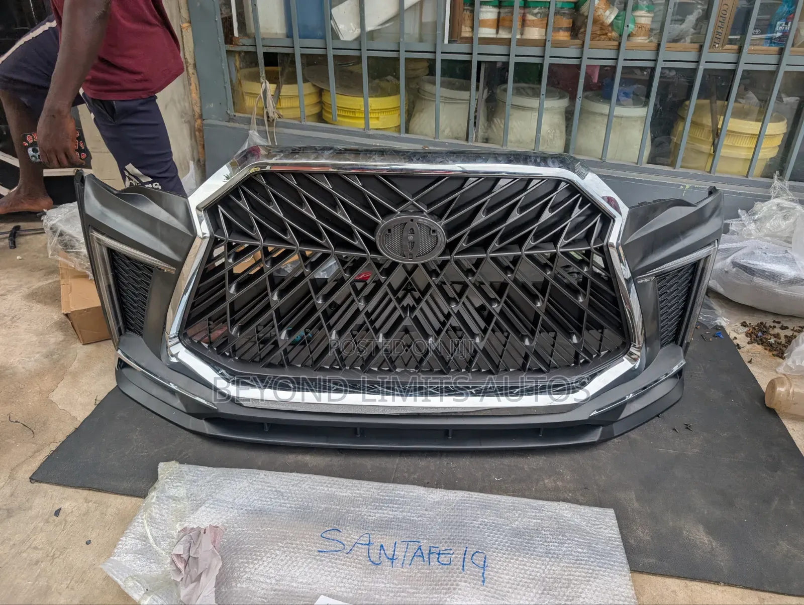Toyota 4runner Front Bumper Complete Lexus Type / Uplift Bumper