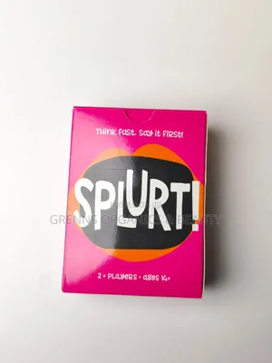 Splurt! Card Game – Think Fast Say It First Fun Party Game Ages 14+
