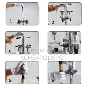 Luxury 4 And 6-bottle Bar Butler Dispenser For Sale
