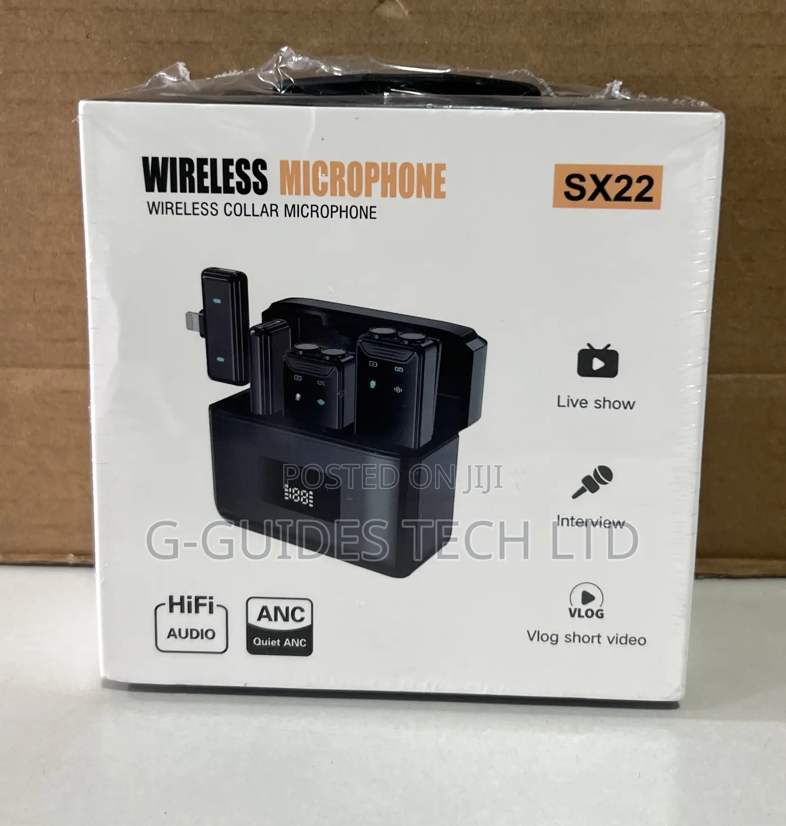 Sx22 Wireless Collar Microphone For iPhone And Types-c