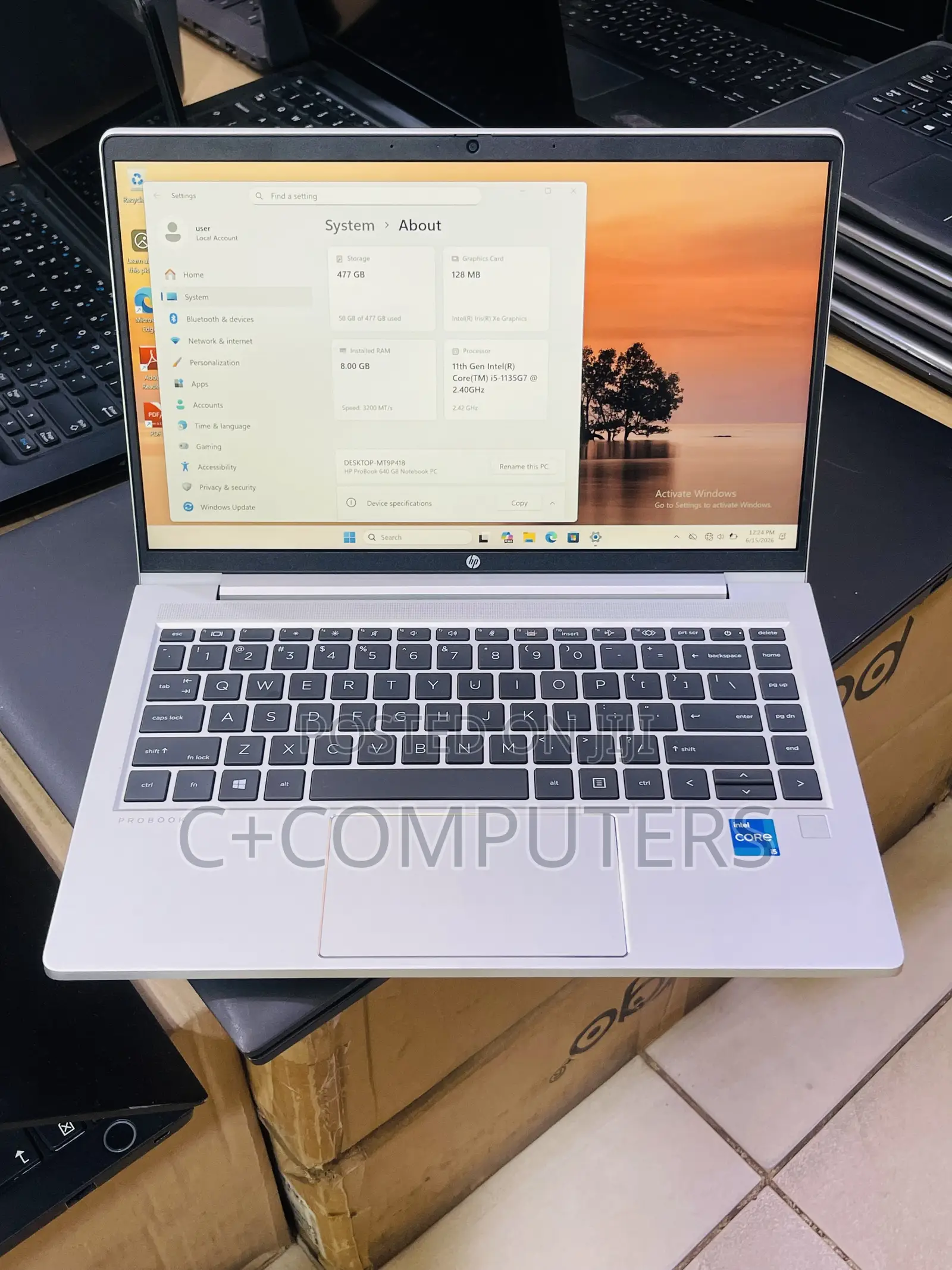 New Laptop HP ProBook 640 G8 8GB Intel Core i5 SSD 512GB