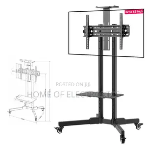 For School Presentations Mobile Trolley Tv Stand(32-70)
