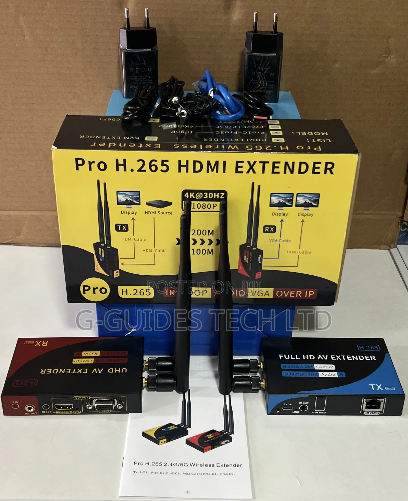 Pro H.265 Hdmi Wireless Extender 200m
