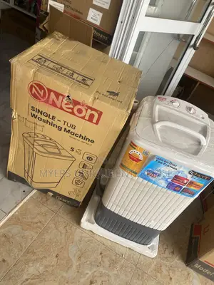 Mini Electric Washing Machine(5kg)-Neon,Perfect for Flats/Hostels