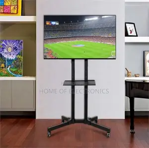 Better for School Presentations Mobile Tv Stand With Wheels 32-70 Inch