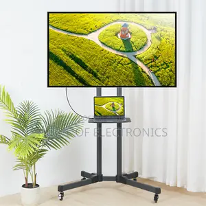 Pay for Instant Delivery for Mobile Trolley Tv Stand With Wheels 32-70