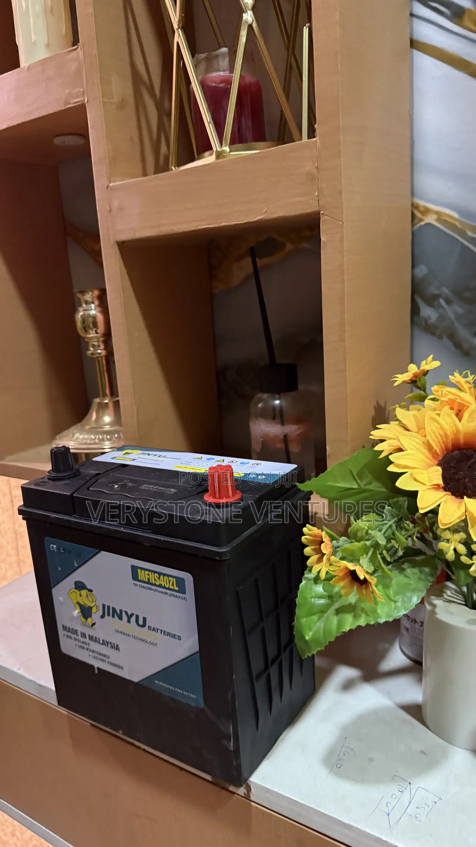 11 Plate Car Battery - Small Poles