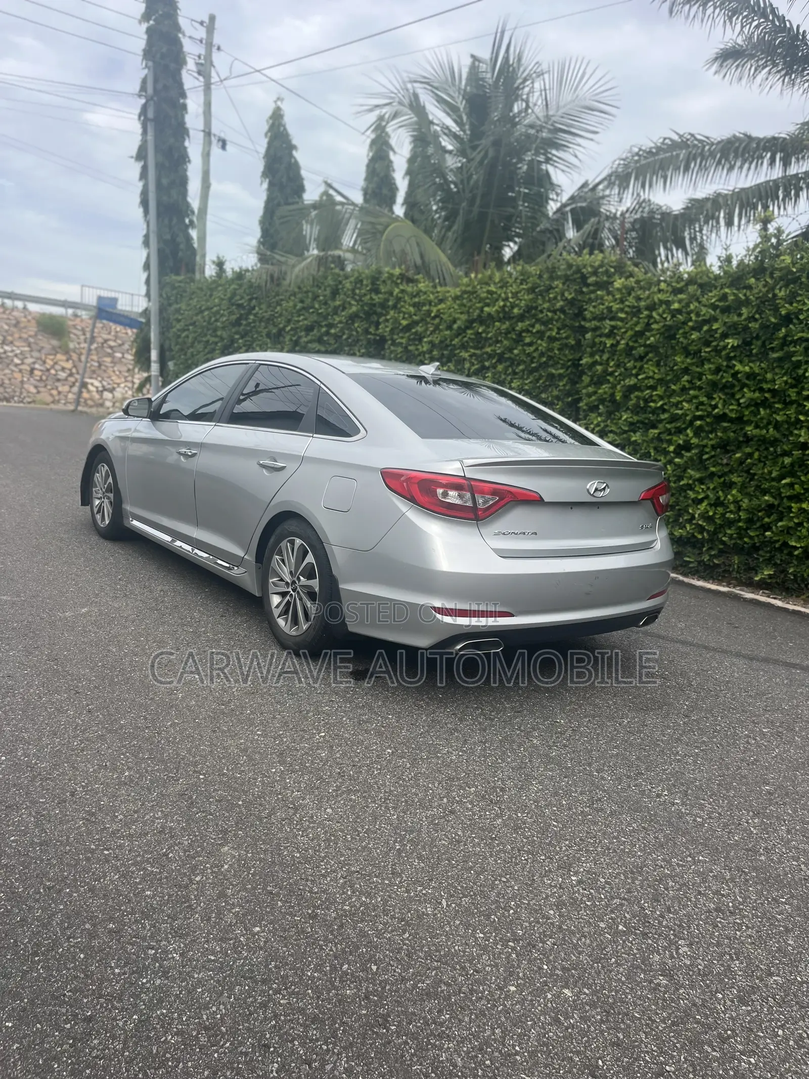Hyundai Sonata Sport 2.0T Sedan FWD (2.0L 4cyl 6A) 2017 Silver