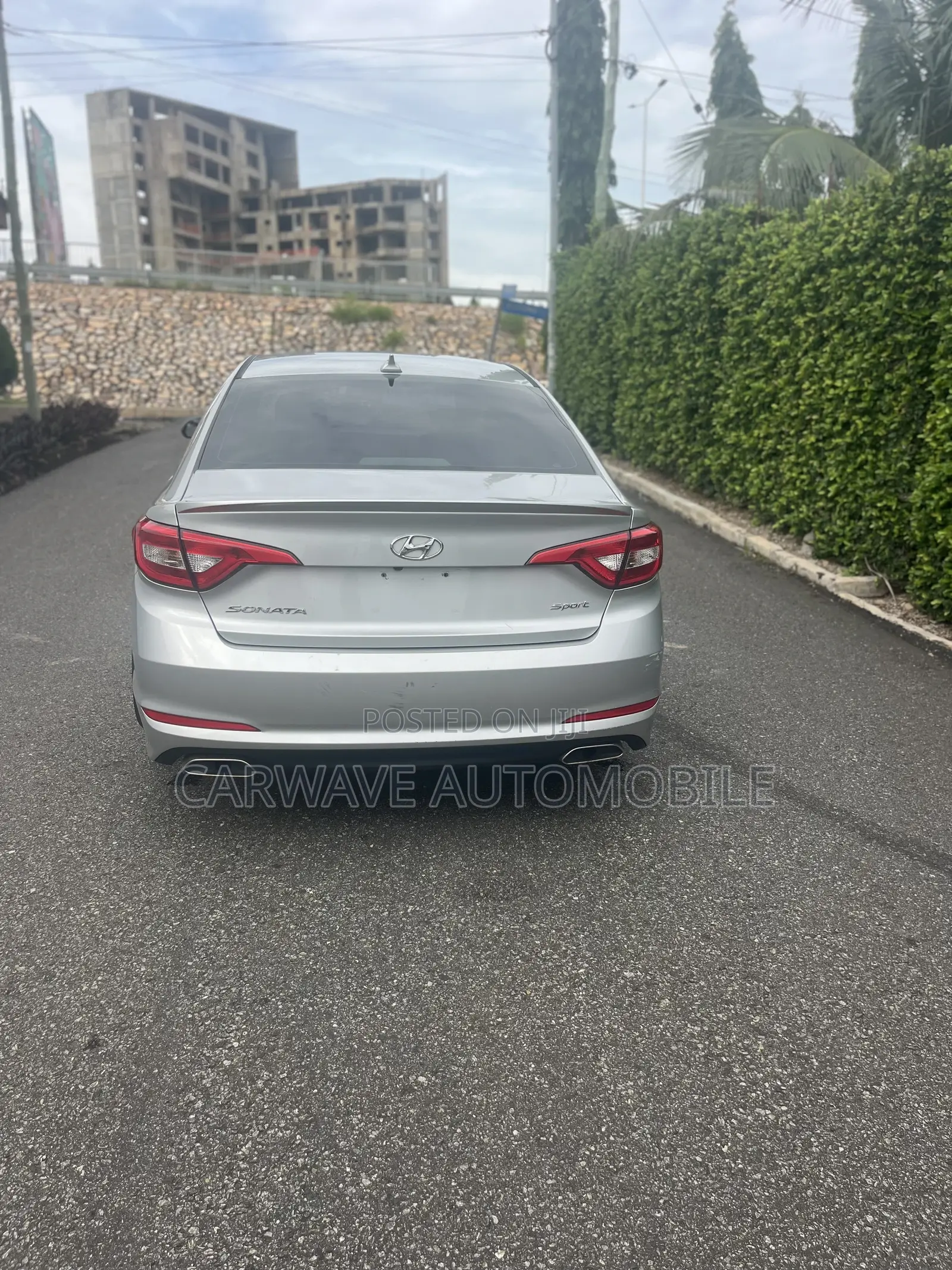 Hyundai Sonata Sport 2.0T Sedan FWD (2.0L 4cyl 6A) 2017 Silver