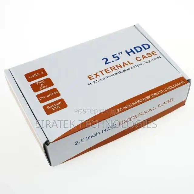 2.5-Inch Usb 2.0 External HDD Enclosure Case