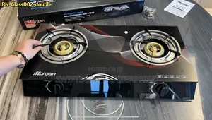 Gass Stove Two Burner Glass