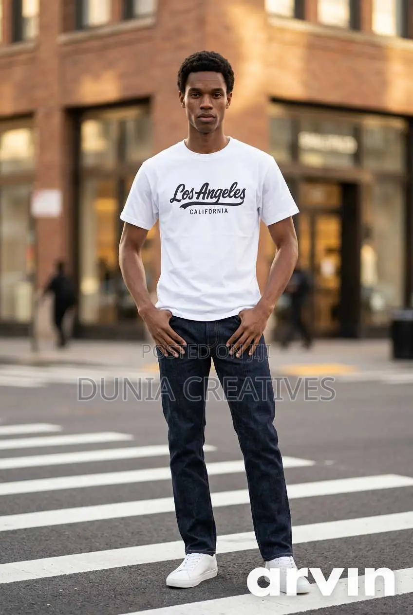 Los Angeles Graphic T-Shirt White | Quality Print | Unisex