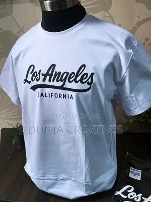 Los Angeles Graphic T-Shirt White | Quality Print | Unisex
