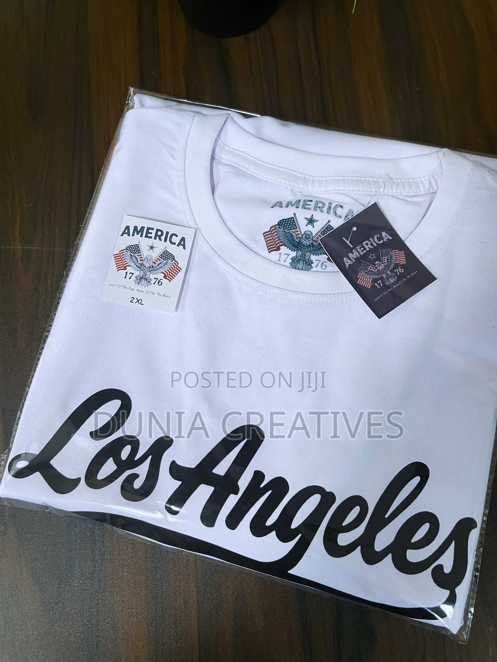 Los Angeles Graphic T-Shirt White | Quality Print | Unisex