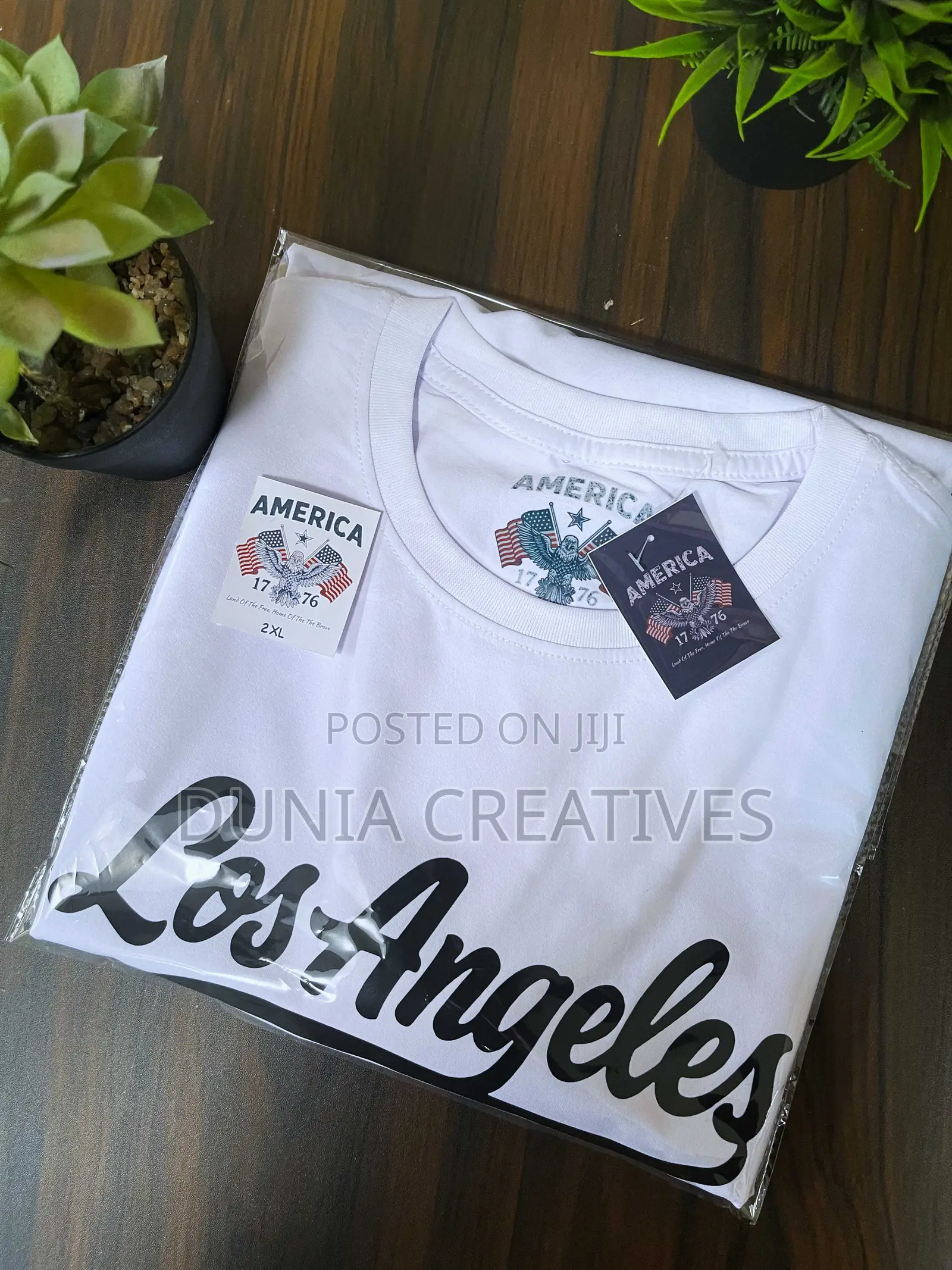 Los Angeles Graphic T-Shirt White | Quality Print | Unisex