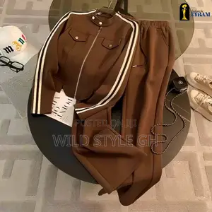 Warm Women’S Zipper Jacket Pants Tracksuit
