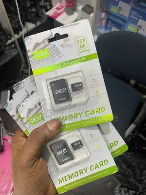 Green Lyca 128 Gb Memory Card, High Speed Transmission.