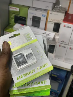 Green Lyca 128 Gb Memory Card, High Speed Transmission.