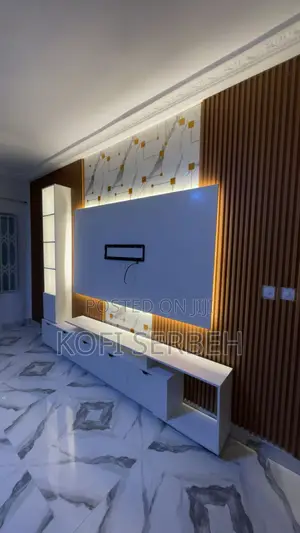 Modern Tv Unit With Marble Sheet