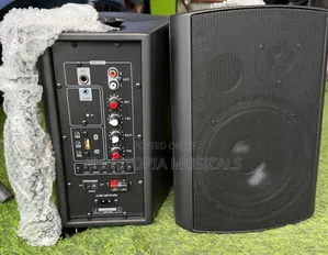 Active Pair of 6inches Wall Mount Speakers With Usb and Bluetooth