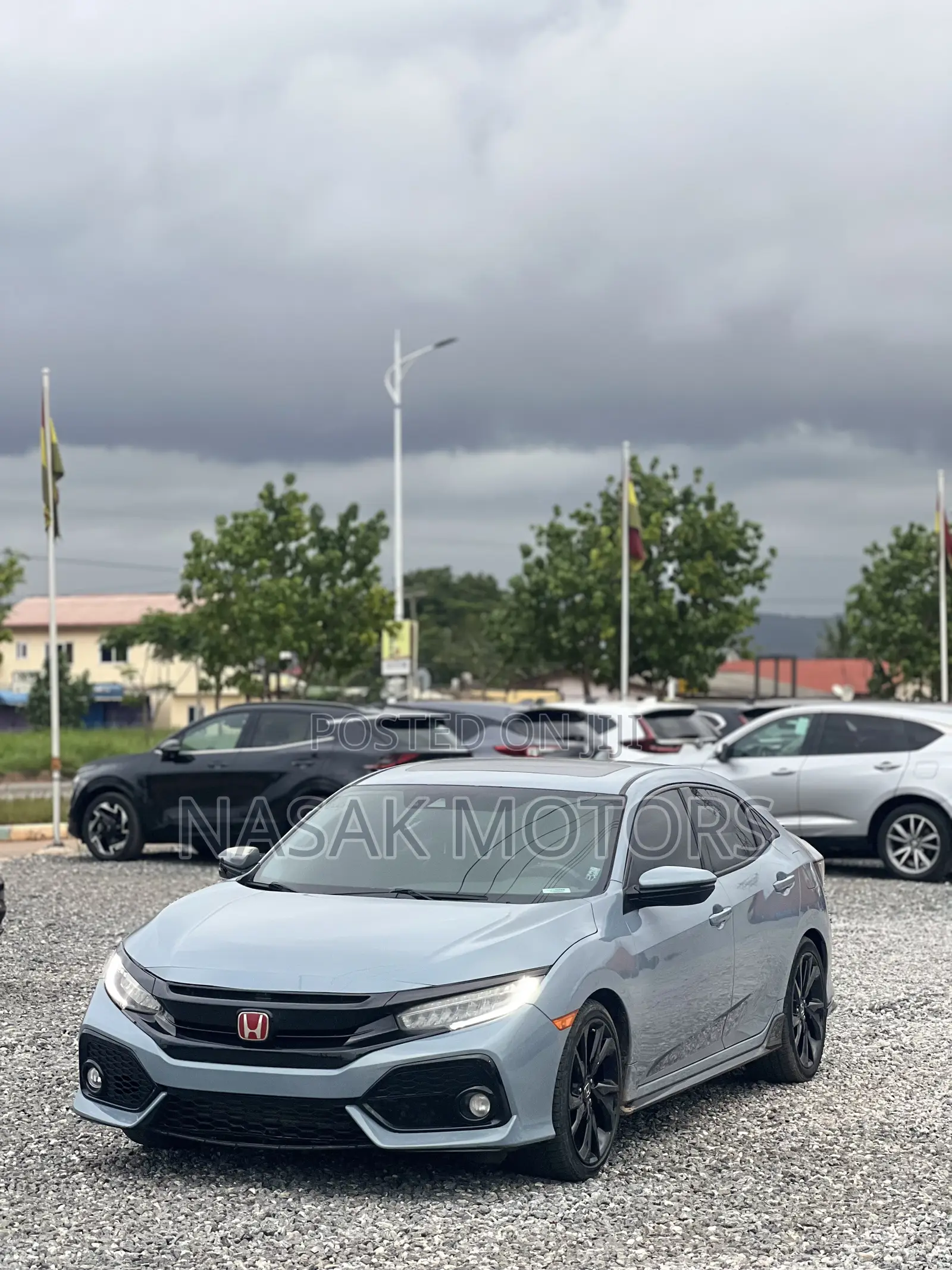 Honda Civic Sport Touring Hatchback 2018 Gray