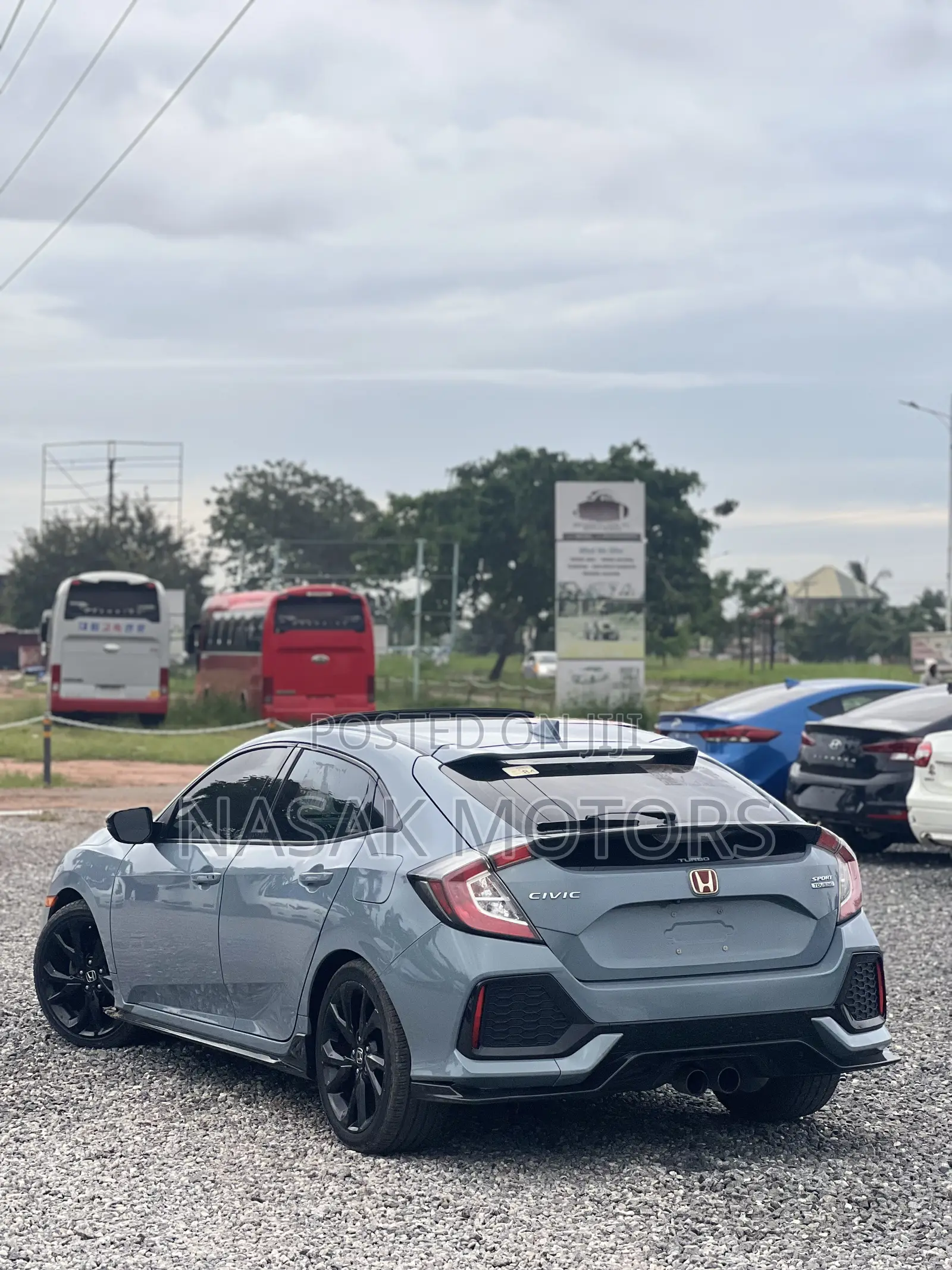 Honda Civic Sport Touring Hatchback 2018 Gray