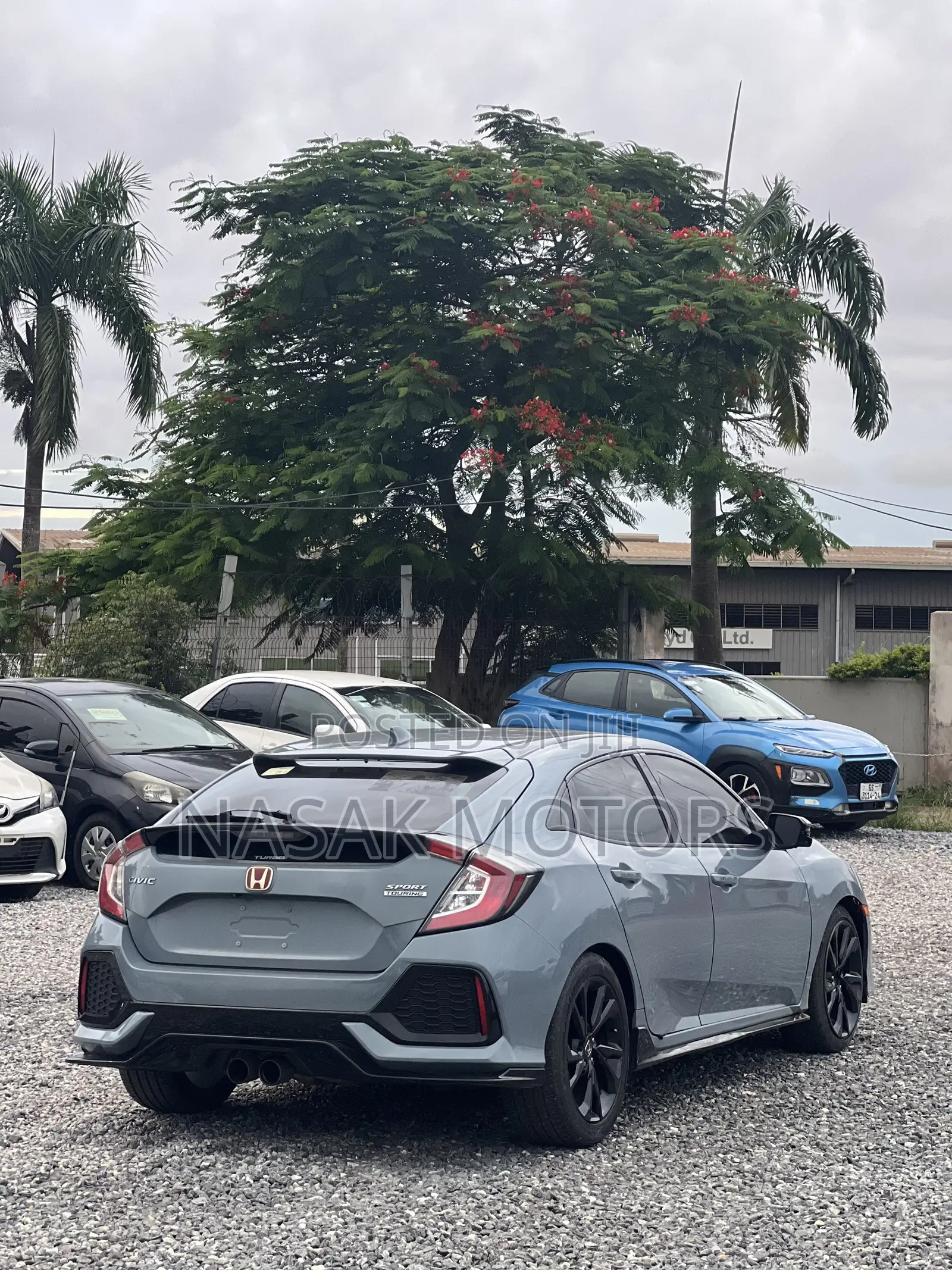 Honda Civic Sport Touring Hatchback 2018 Gray