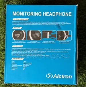 Alctron He290 Pro Studio Monitoring Headphones.