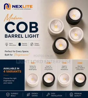 Barrel 15watts Cob Downlight