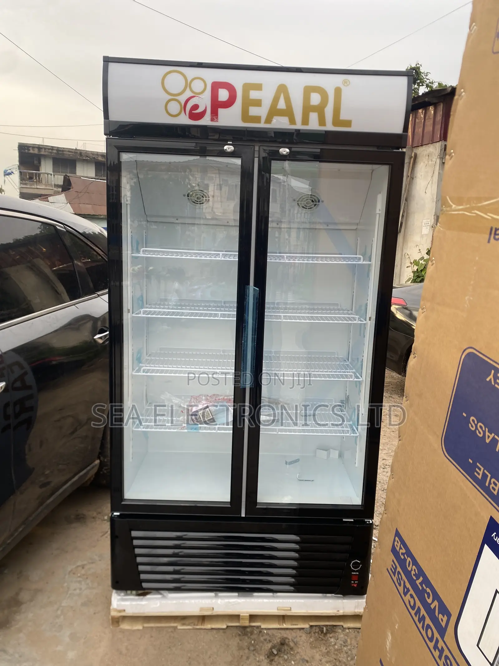 Pearl 510l Side by Side Display Fridge