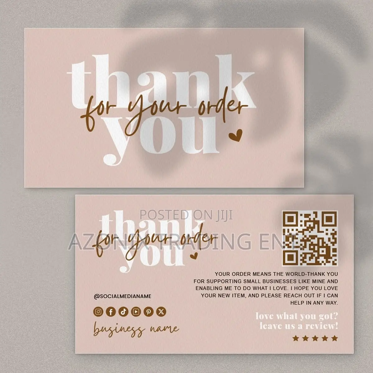 Thank You Cards for Businesses