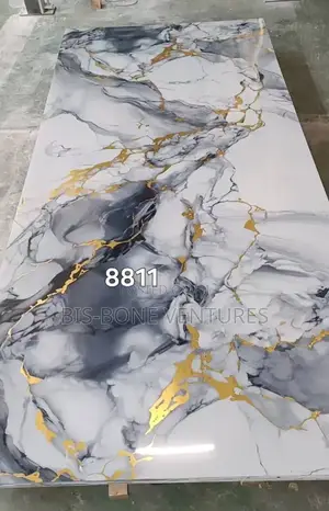 Uv Marble Sheet(9.5ft X 4ft)-3mm(Free Delivery 5pcs Above)