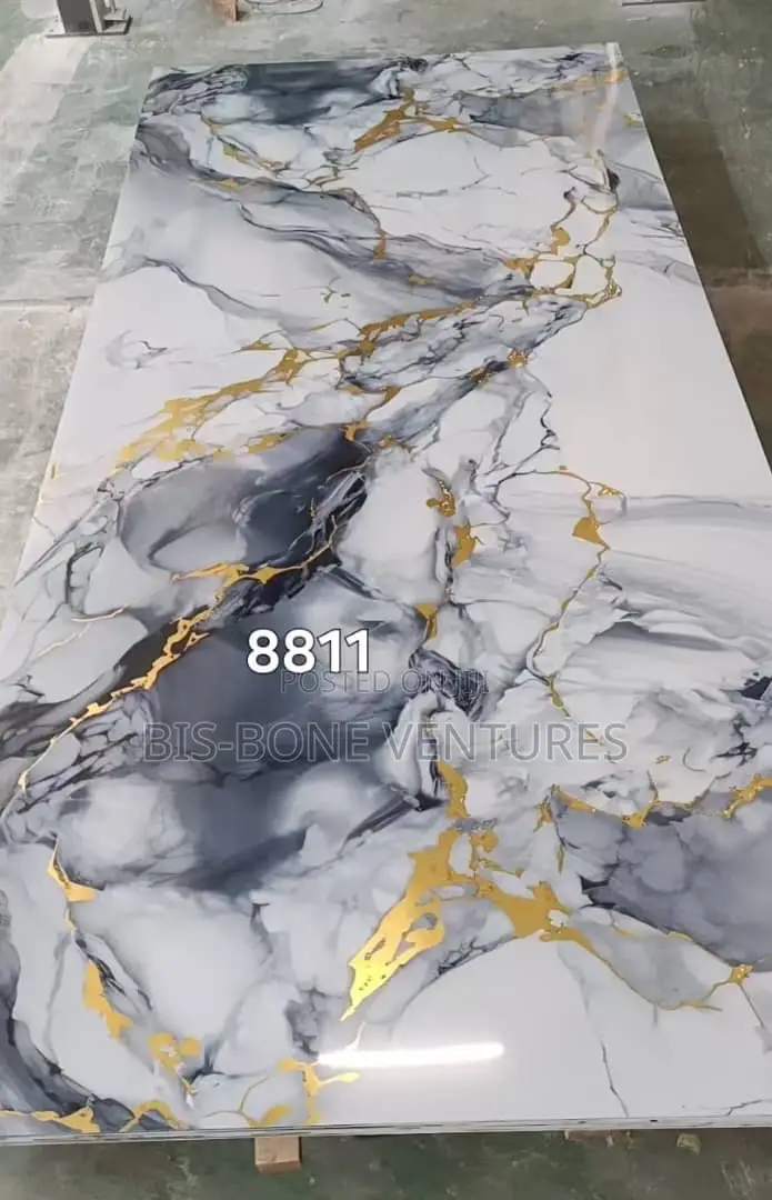 Uv Marble Sheet(9.5ft X 4ft)-3mm(Free Delivery 5pcs Above)