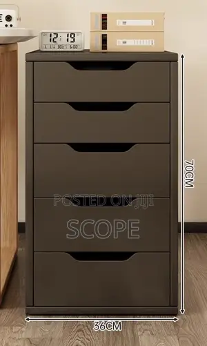 5 Drawer Under Desk Storage Cabinet