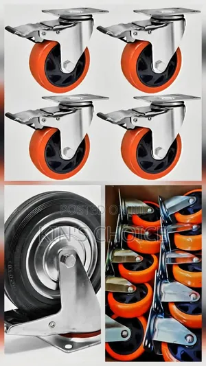 Caster Wheels: 4 Inches, 8 Inches