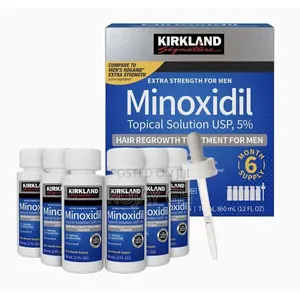 Kirkland Signature Minoxidil Beard Growth Treatment for Men - 60ml X 6