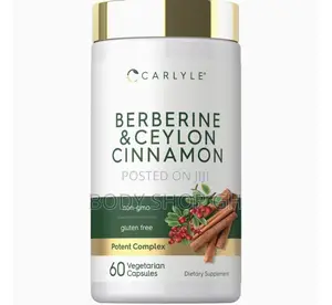 Berberine With Ceylon Cinnamon | 60 Capsules |