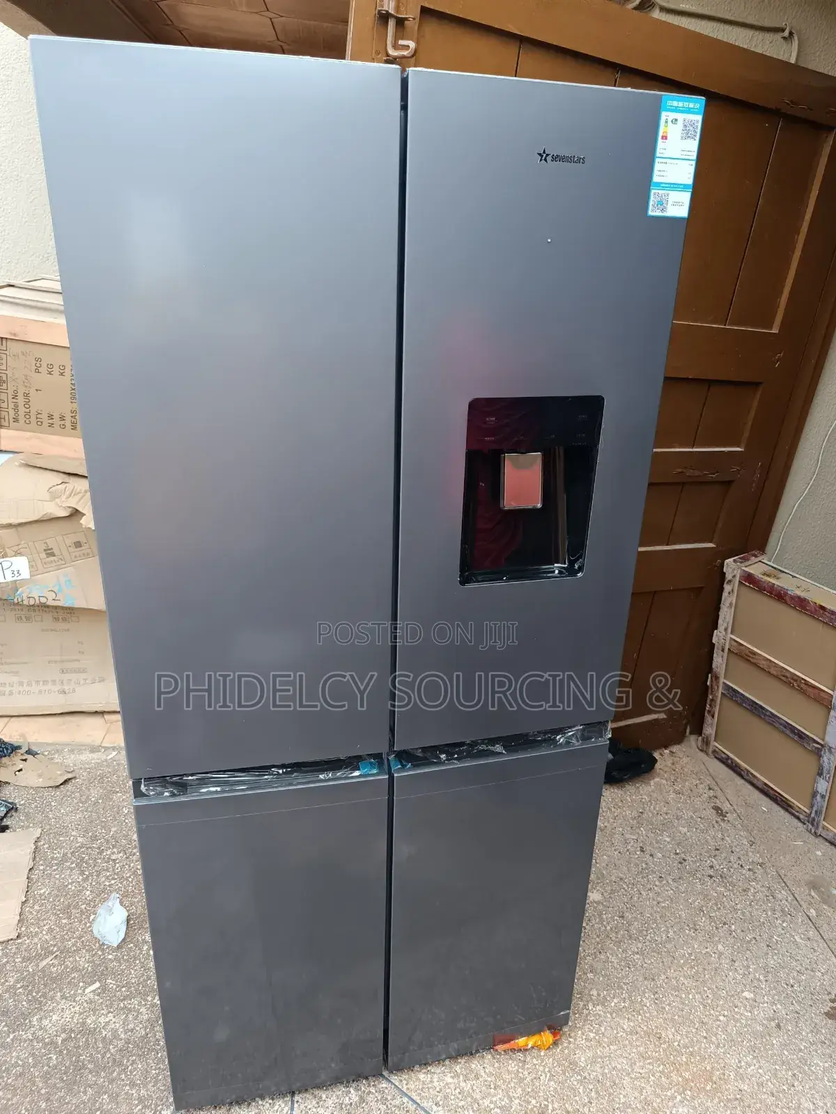 600l 4-Door Refrigerator With Water Dispenser