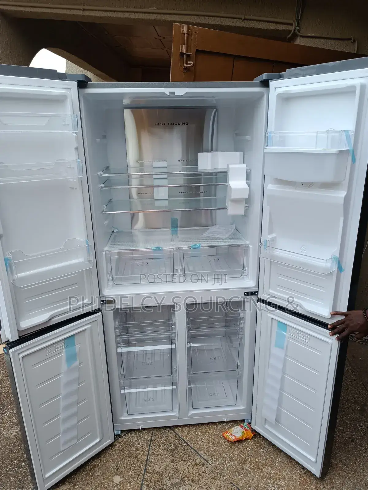 600l 4-Door Refrigerator With Water Dispenser