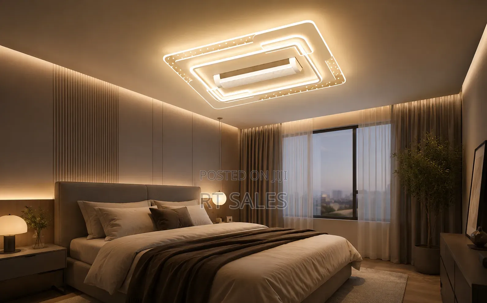Large Bluetooth Fan With Light.