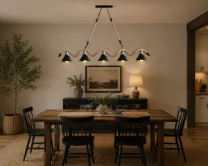 Vintage 5 Head Luxurious Dining Light.