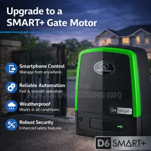 D6 Smart Plus Gate Motor - Domestic Light Industrial Application